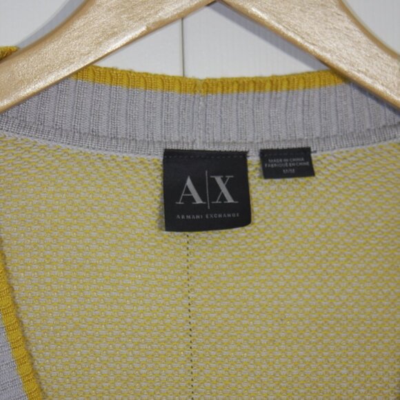 Armani Exchange cotton/linen cardigan medium - Picture 7 of 10
